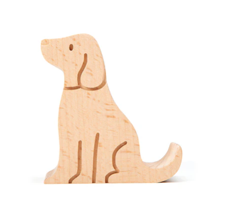 Kikkerland | Beechwood Phone Stand | Dog