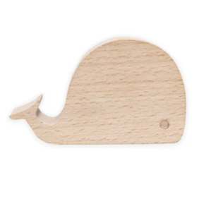 Kikkerland | Beechwood Phone Stand | Whale