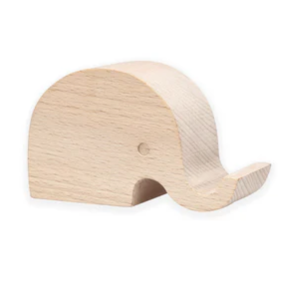 Kikkerland | Beechwood Phone Stand | Elephant