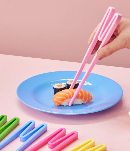 Rice | Plastic Chopsticks | Pink