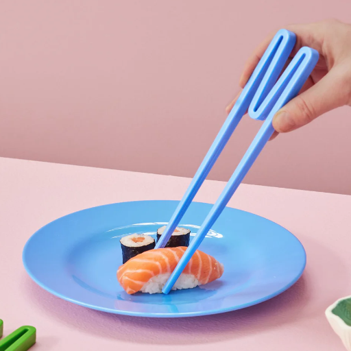 Rice | Plastic Chopsticks | Dusty Blue