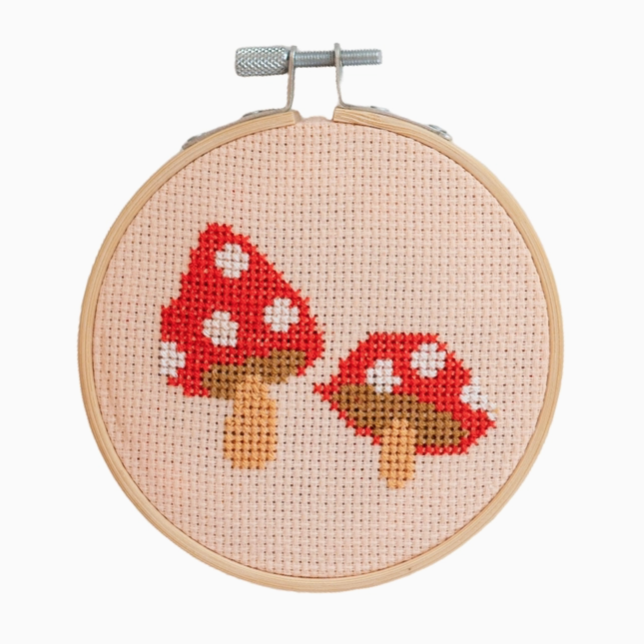 Cotton Clara | Toadstools | Cross Stitch Kit
