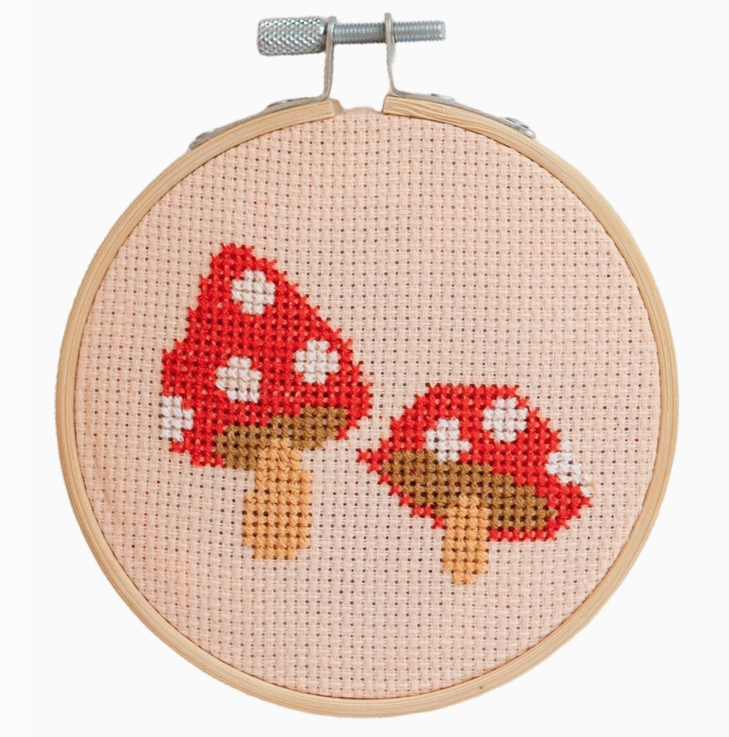 Cotton Clara | Toadstools | Cross Stitch Kit