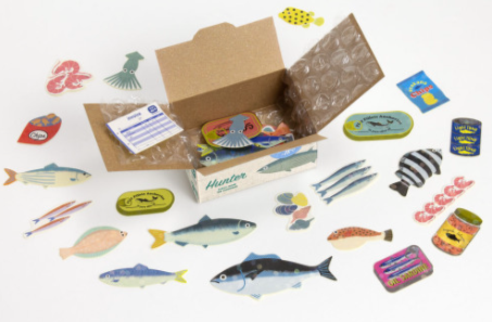 Greeting Life Inc. | Haco Sticker Box | Seafood