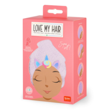 Legami | Love my Hair Turban Towel | Unicorn