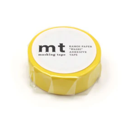 mt basic | Washi Tape | Matte Yellow