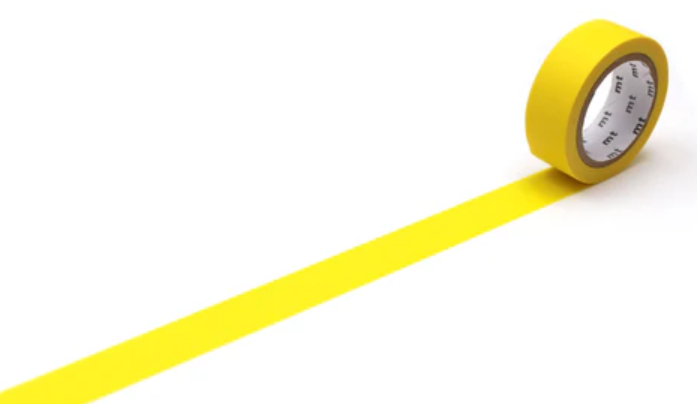 mt basic | Washi Tape | Matte Yellow