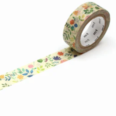 mt ex | Washi Tape | Watercolor Flower
