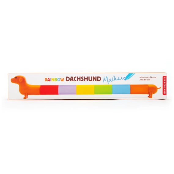 Kikkerland | Rainbow Dachshund Marker