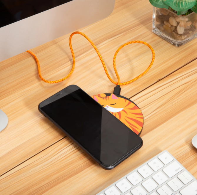 Kikkerland | Sleepy Cat Wireless Charger