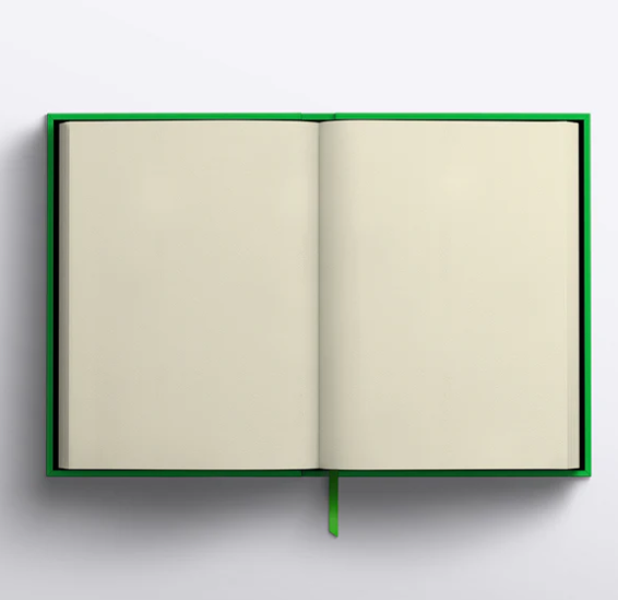 1973 | Hard Cover Blank Canvas Sketchbook | Green