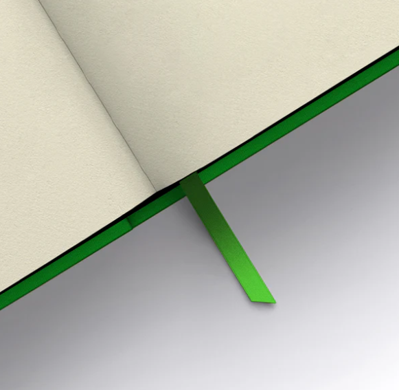 1973 | Hard Cover Blank Canvas Sketchbook | Green