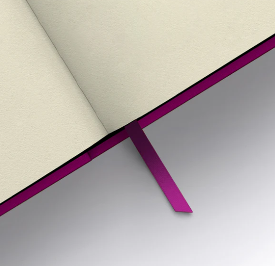 1973 | Hard Cover Blank Canvas Sketchbook | Fuchsia