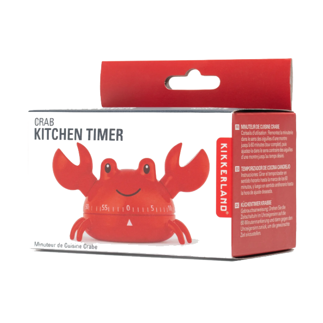 Kikkerland | Crab Kitchen Timer