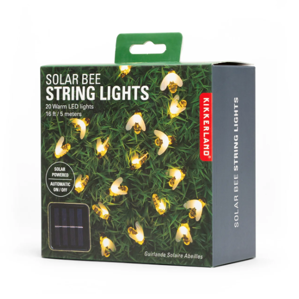 Kikkerland | Solar Bee String Lights