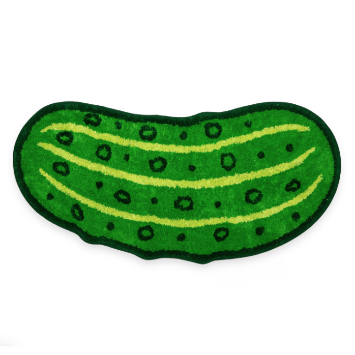 Kikkerland | Pickle Bath Rug