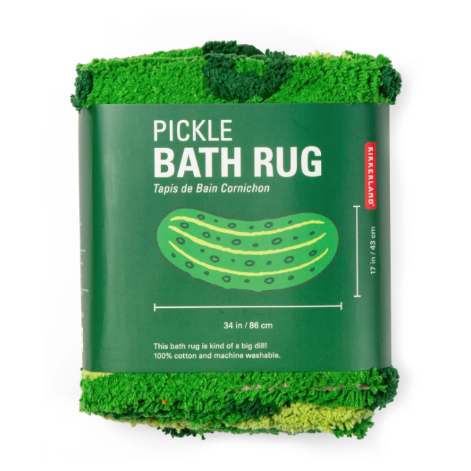 Kikkerland | Pickle Bath Rug