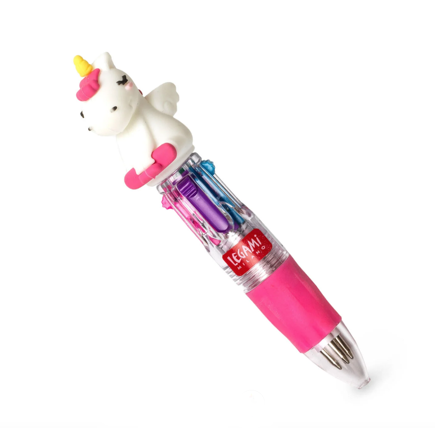 Legami | Unicorn Mini 4-Colour Ballpoint Pen