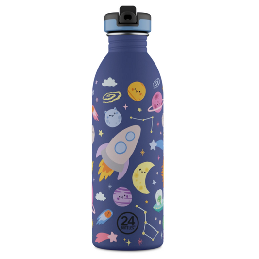 24 Urban Sport Bottle with Straw | 500ml | Space Friends