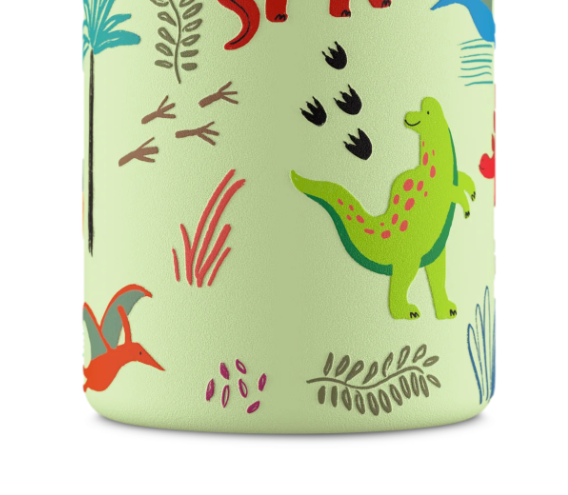 24 Urban Sport Bottle with Straw | 500ml | Jurassic Friends