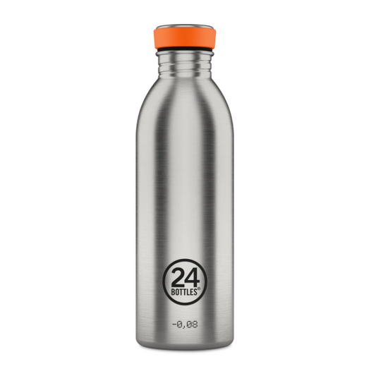 24 Urban Bottle | 500ml | Brushed Steel