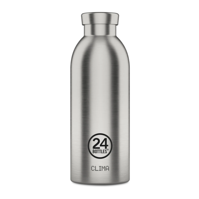 24 Clima Bottle | 500ml | Brushed Steel