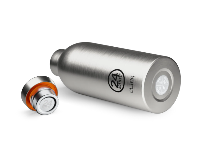 24 Clima Bottle | 500ml | Brushed Steel