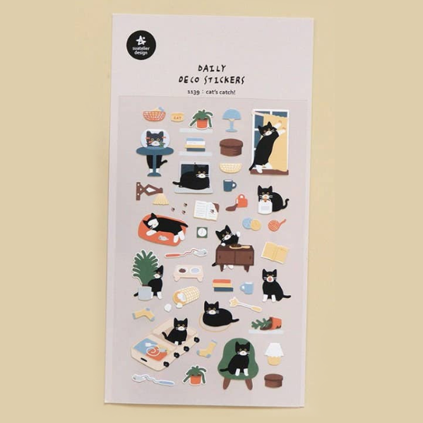 Hello Claws | Stickers | 1139: Cat's Catch