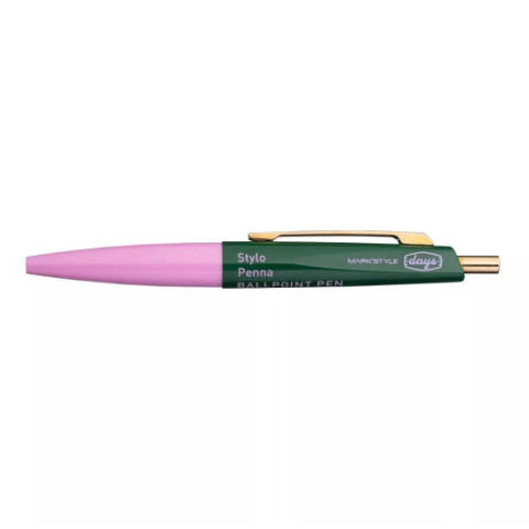 Mini Ballpoint Pen | Anterique x DAYS | Pink & Green