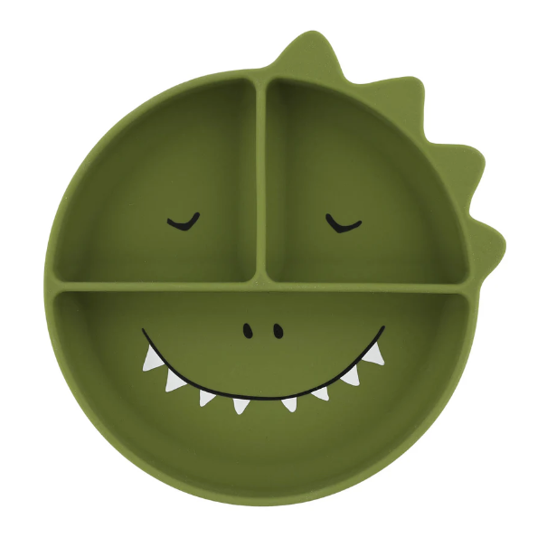 Trixie | Silicone Divided Suction Plate | Mr. Dino