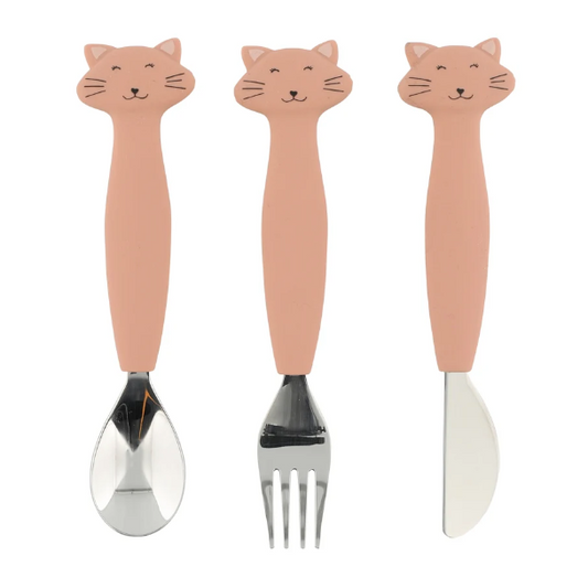 Trixie | Silicone Cutlery Set | Mrs. Cat