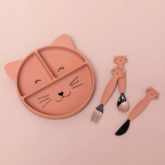 Trixie | Silicone Cutlery Set | Mrs. Cat