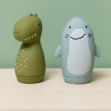 Trixie | Bath Toy Splashing Animals | Mr. Shark & Mr. Dino