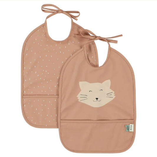 Trixie | Waterproof Bib 2 Pack | Mrs. Cat