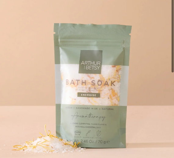 Arthur Betsy | Bath Salts Pouch 70G | Energise