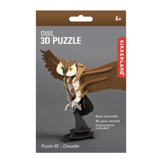 Kikkerland | 3D Puzzle | Owl