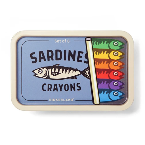 Kikkerland | Sardine Crayons