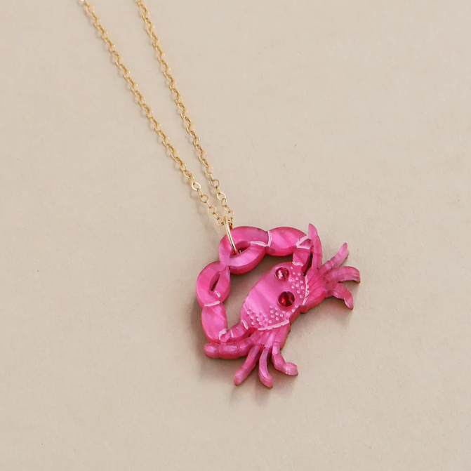 Wolf & Moon | Crab Necklace