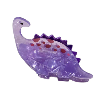 Hair Claw | Purple Dinosaur