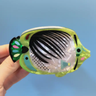 Hair Claw | Green Fish