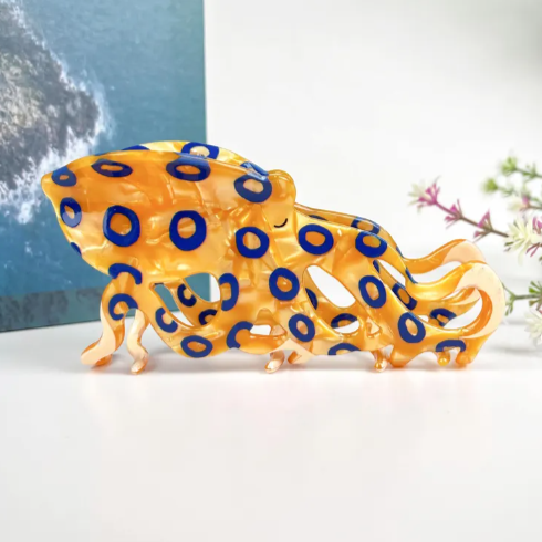 Hair Claw | XL Blue Ringed Octopus