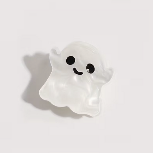 Mini Halloween Hair Claw | Ghost