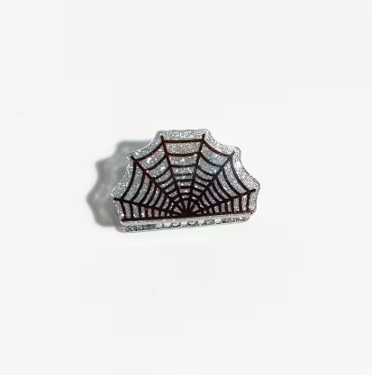 Mini Halloween Hair Claw | Spiders Web