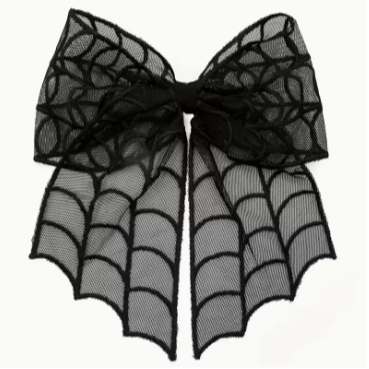 Halloween Hair Bow | Spider Web
