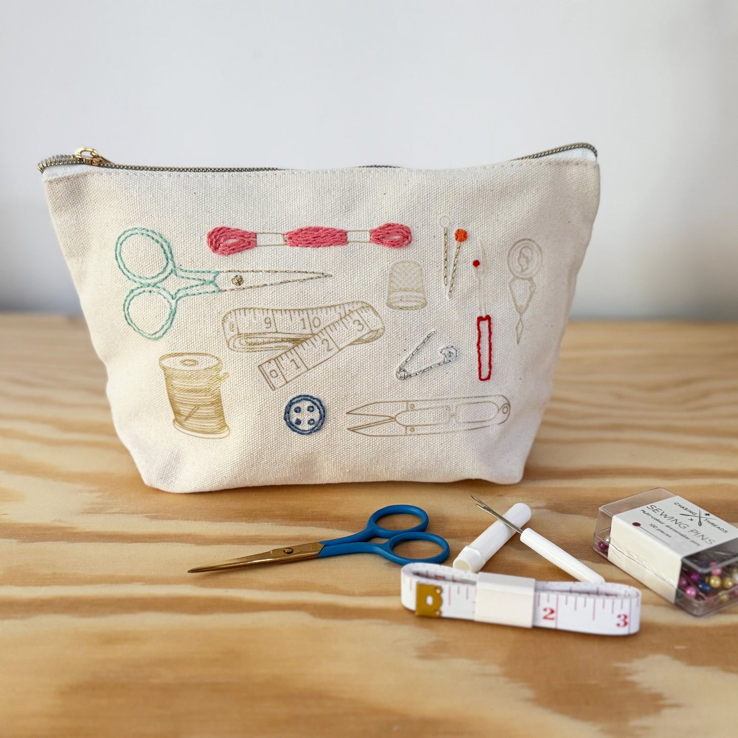 Chasing Threads | DIY Zip Pouch | Stitch Your Craft Tools