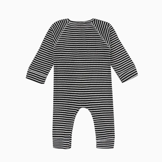 Turtledove London | Stripe Rib Playsuit | Mono