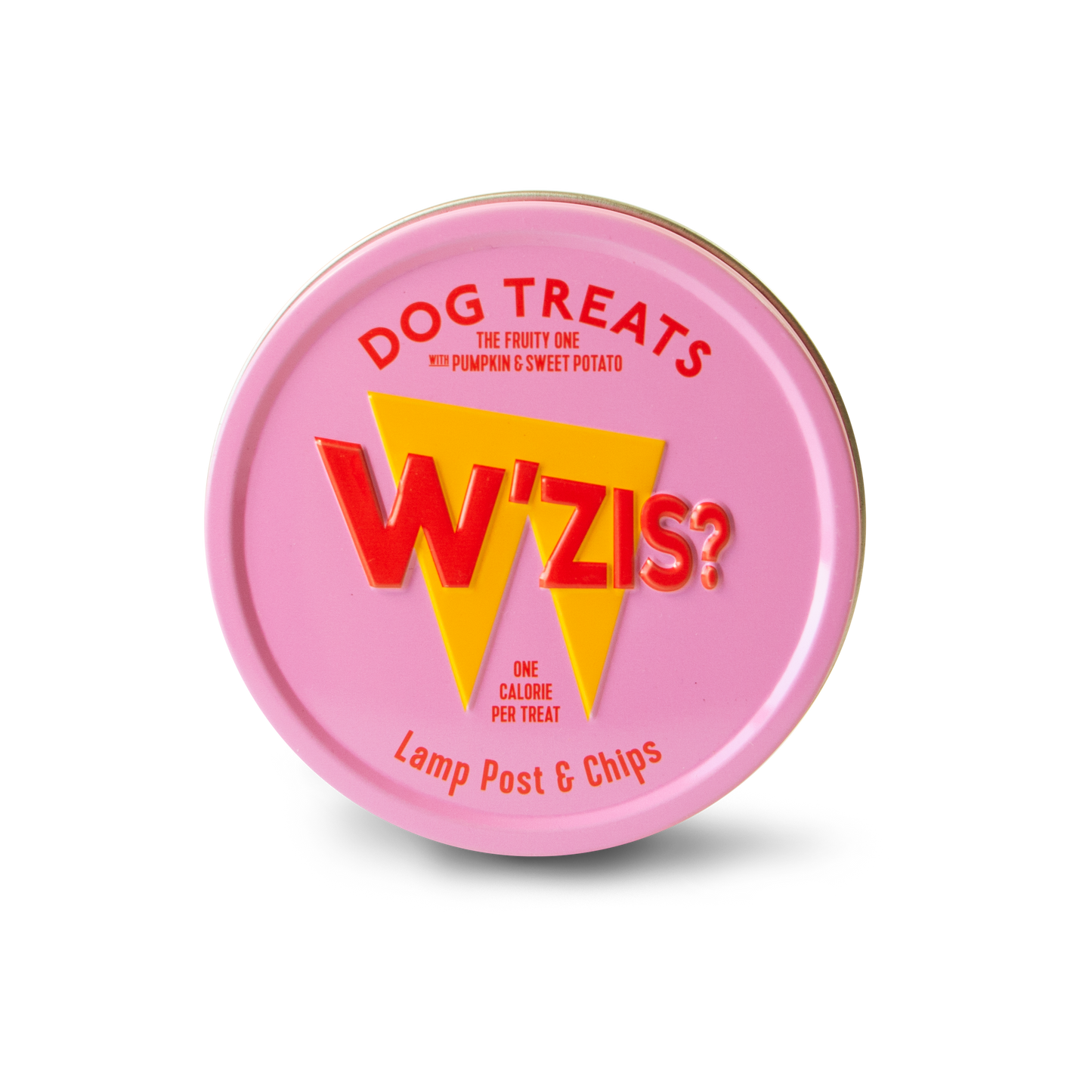 Wzis Dog Treat Tin - Lamp Post & Chips Tin of treats