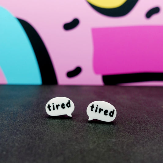 Silly Loaf | Tired Stud Earrings