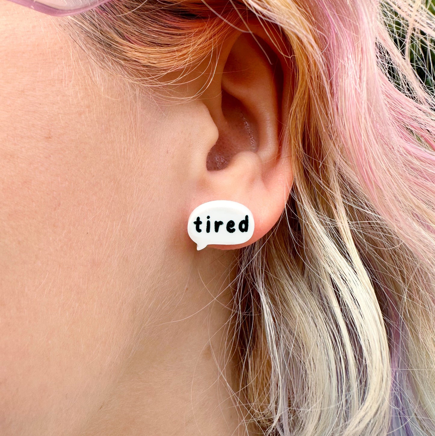 Silly Loaf | Tired Stud Earrings