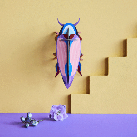 3D Wall Art | Violet Click Beetle